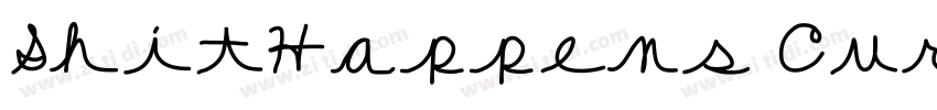 ShitHappens Cursive字体转换